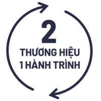 2 thương hiệu - 1 hành trình
